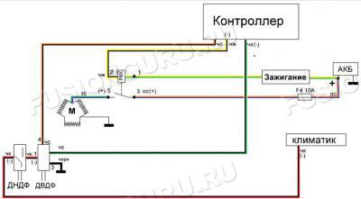 Схема электропроводки кондиционера