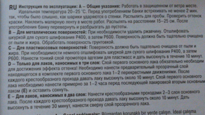 основной лак