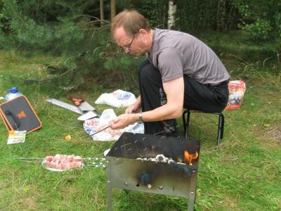 Первый шашлык